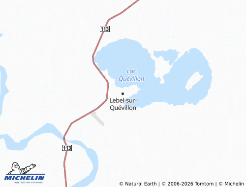 MICHELIN Lebel-sur-Quévillon map - ViaMichelin