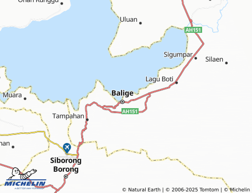 MICHELIN Lumban Dolok map - ViaMichelin