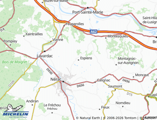 MICHELIN Espiens map - ViaMichelin