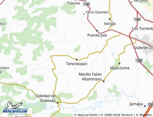 MICHELIN Los Quezada map - ViaMichelin