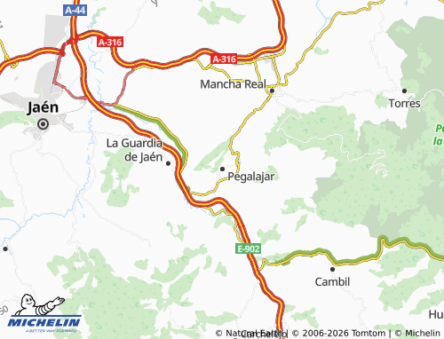 Mappa MICHELIN Pegalajar - ViaMichelin