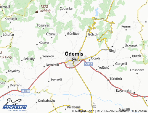 MICHELIN İnönü map - ViaMichelin