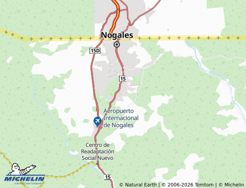 MICHELIN Colinas del Sur map - ViaMichelin
