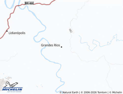 Mapa MICHELIN Grandes Rios - ViaMichelin