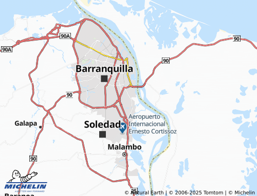 MICHELIN Las Margaritas map - ViaMichelin