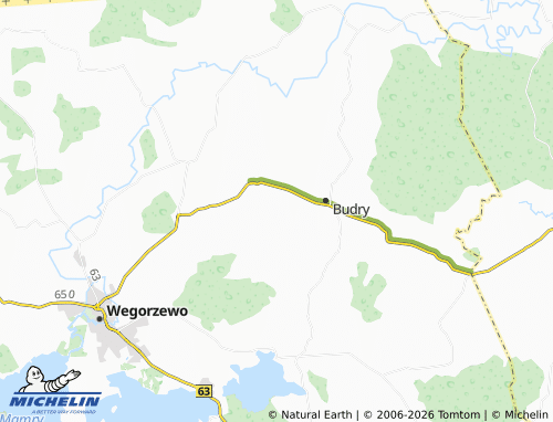 MICHELIN Dowiaty map - ViaMichelin