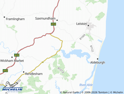 Carte MICHELIN Snape - ViaMichelin