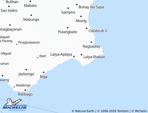 MICHELIN Laiya-Aplaya map - ViaMichelin
