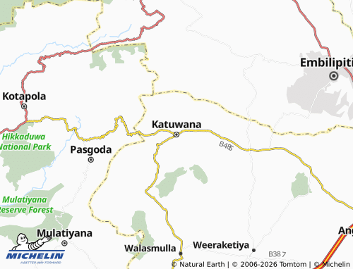 Mapa MICHELIN Katuwana - ViaMichelin