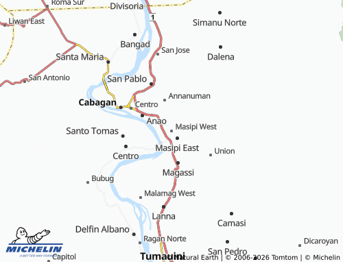 Mappa MICHELIN Masipi West - ViaMichelin