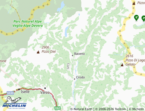 Carte MICHELIN Baceno - ViaMichelin