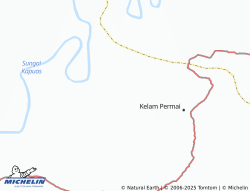 MICHELIN Sungai Lais map - ViaMichelin