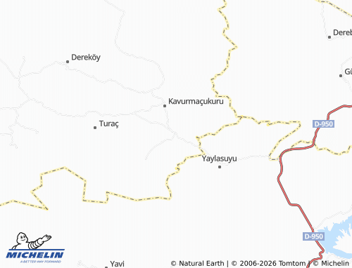 MICHELIN Tepsicik map - ViaMichelin