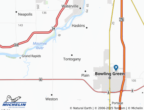 MICHELIN Tontogany map - ViaMichelin