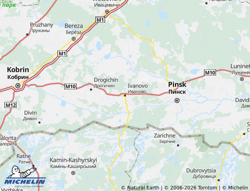Carte MICHELIN Ivanovskiy rayon - ViaMichelin
