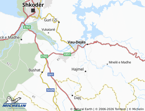 MICHELIN Shelqet map - ViaMichelin