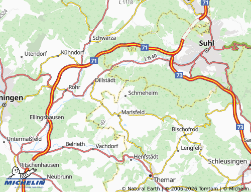 Mapa MICHELIN Schmeheim - ViaMichelin