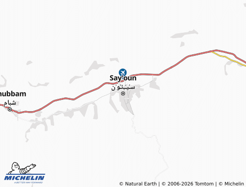 MICHELIN-Landkarte Say'oun - ViaMichelin