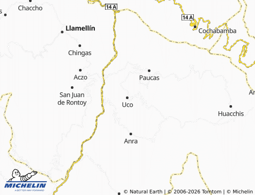 Carte MICHELIN Uco - ViaMichelin