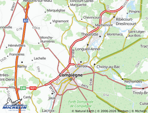 MICHELIN Bienville map - ViaMichelin