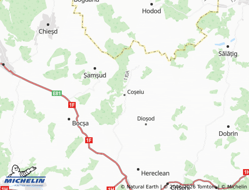 Carte MICHELIN Coșeiu - ViaMichelin