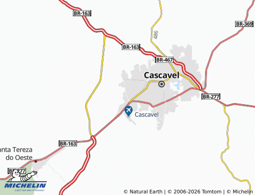 Mappa MICHELIN Santos Dumont - ViaMichelin