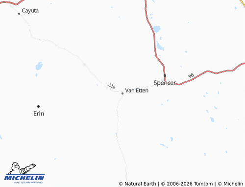 Mappa MICHELIN Van Etten - ViaMichelin