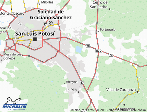 Mapa MICHELIN Monterreal - ViaMichelin