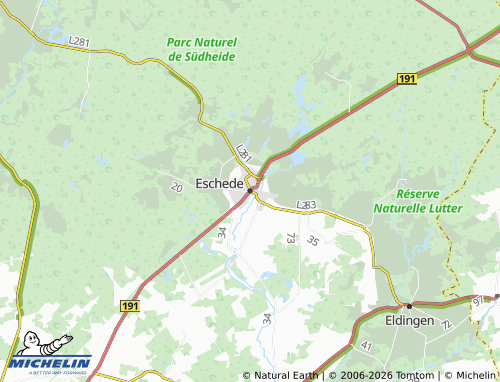 MICHELIN Eschede map - ViaMichelin
