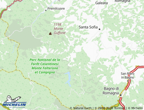 Mappa MICHELIN Biserno - ViaMichelin