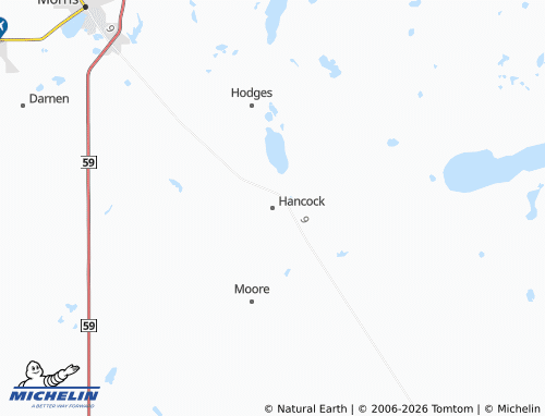 Mappa MICHELIN Hancock - ViaMichelin