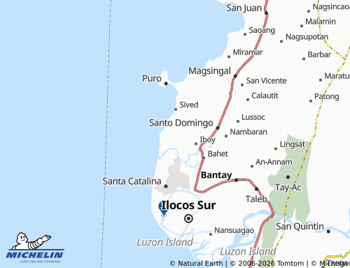 MICHELIN Nanerman map - ViaMichelin