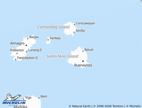 MICHELIN Baras map - ViaMichelin