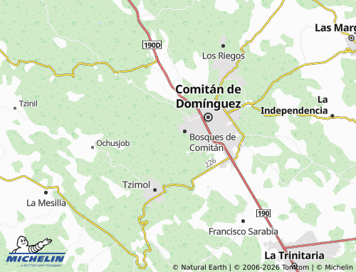 MICHELIN Nueva Reforma map - ViaMichelin