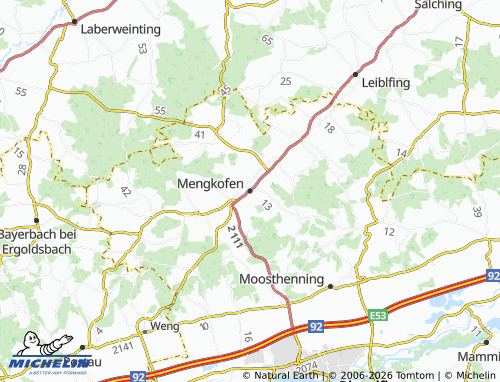 Mappa MICHELIN Mengkofen - ViaMichelin