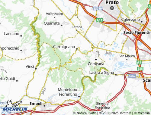 Carte MICHELIN Poggio dei Colli - ViaMichelin