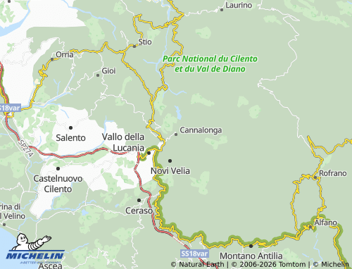 Mappa MICHELIN Cannalonga - ViaMichelin