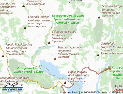 MICHELIN Verniko map - ViaMichelin