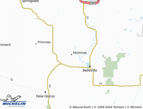 Mappa MICHELIN Montrose - ViaMichelin