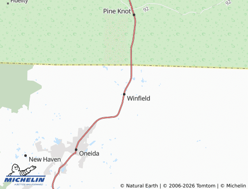 Carte MICHELIN Winfield - ViaMichelin