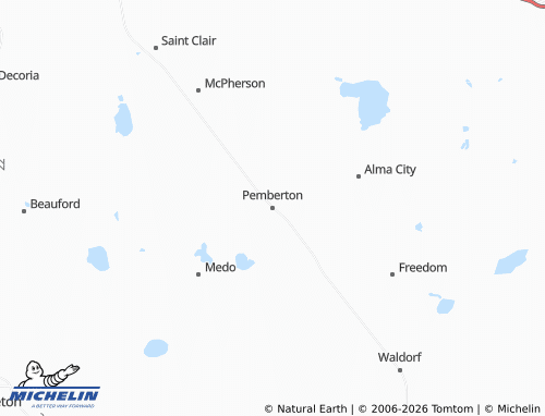 Mapa MICHELIN Pemberton - ViaMichelin