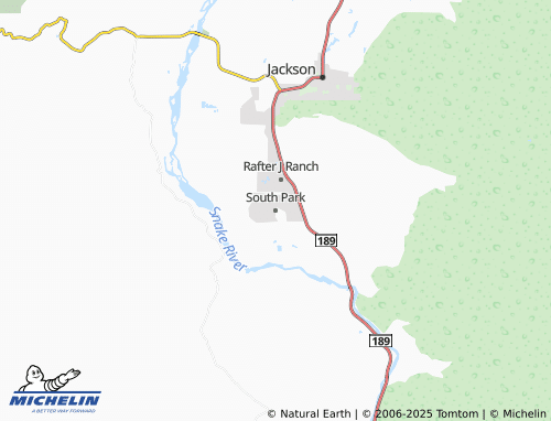 MICHELIN South Park map - ViaMichelin