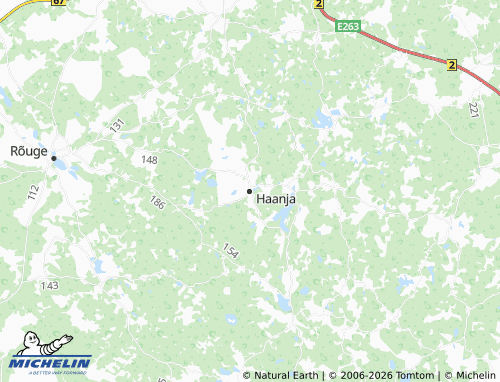 Mapa MICHELIN Haanja - ViaMichelin