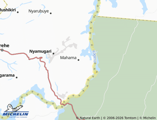 MICHELIN-Landkarte Mahama - ViaMichelin