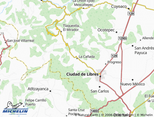 Kaart MICHELIN La Cañada - ViaMichelin