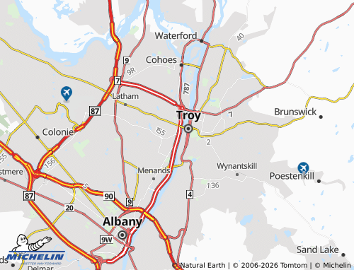 Mapa MICHELIN Watervliet - ViaMichelin