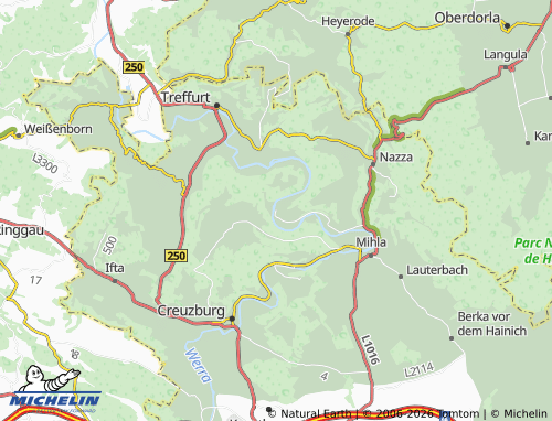 MICHELIN Frankenroda map - ViaMichelin