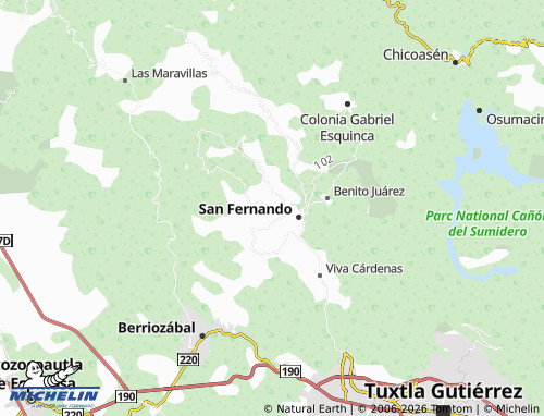 Carte MICHELIN Ribera El Progreso - ViaMichelin