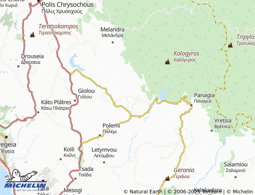 MICHELIN Fyti map - ViaMichelin