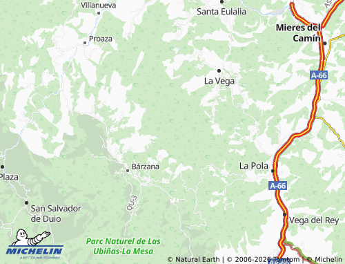 MICHELIN-Landkarte Salcedo - ViaMichelin